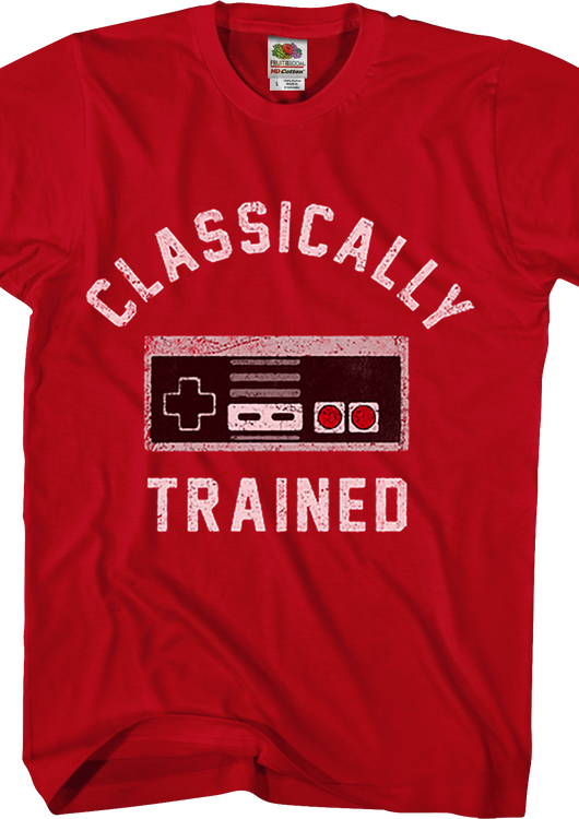 Red Classically Trained NES Controller Shirt - main product image