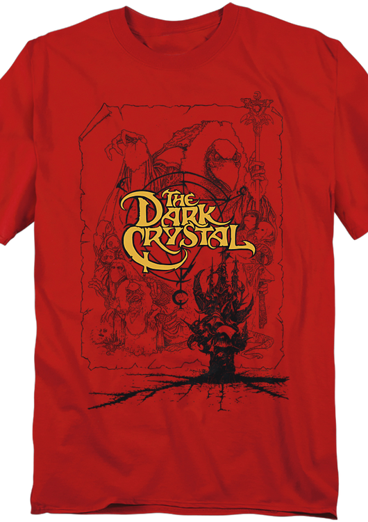 Red Dark Crystal T-Shirt - main product image