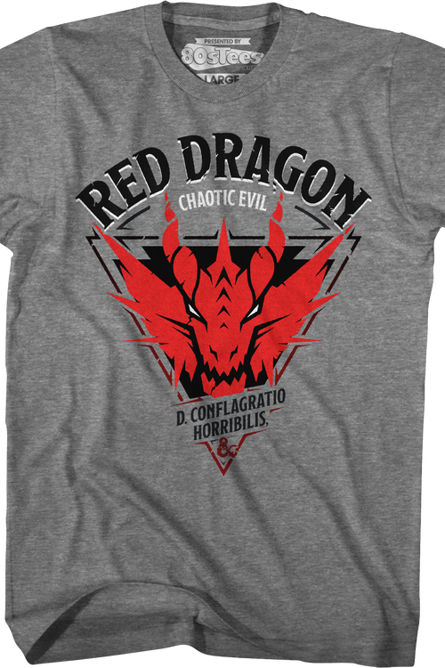 Red Dragon D. Confligratio Horribilis Dungeons & Dragons T-Shirtmain product image