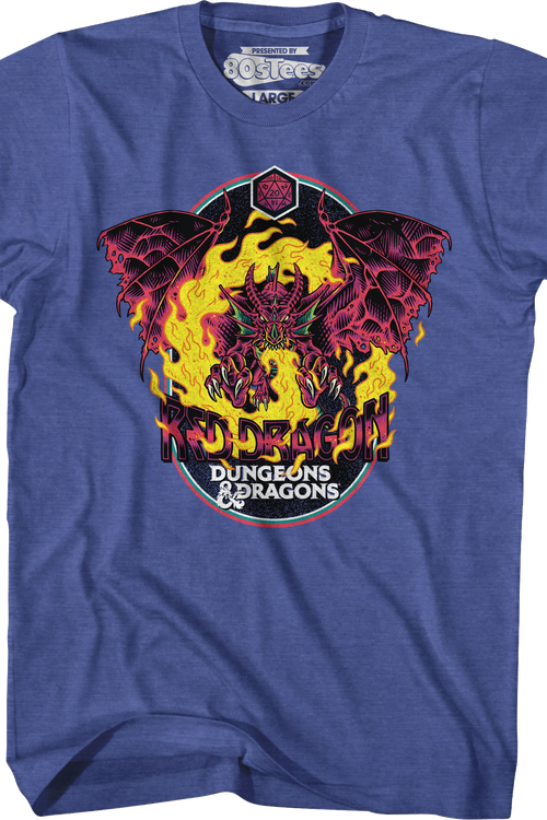 Red Dragon Dungeons & Dragons T-Shirtmain product image
