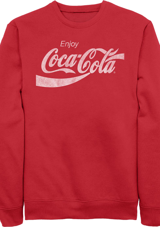 Red Enjoy Coca-Cola Sweatshirt - main product image