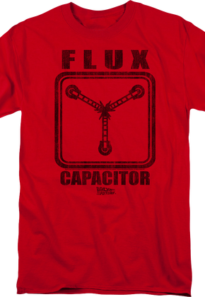 Red Flux Capacitor Back To The Future T-Shirt