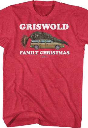 Red Griswold Family Christmas Vacation T-Shirt