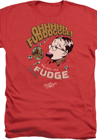 Red Heather Oh Fudge Christmas Story T-Shirt