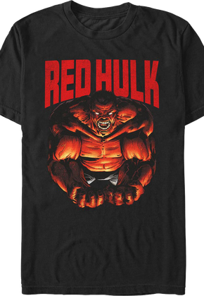 Red Hulk Marvel Comics T-Shirt