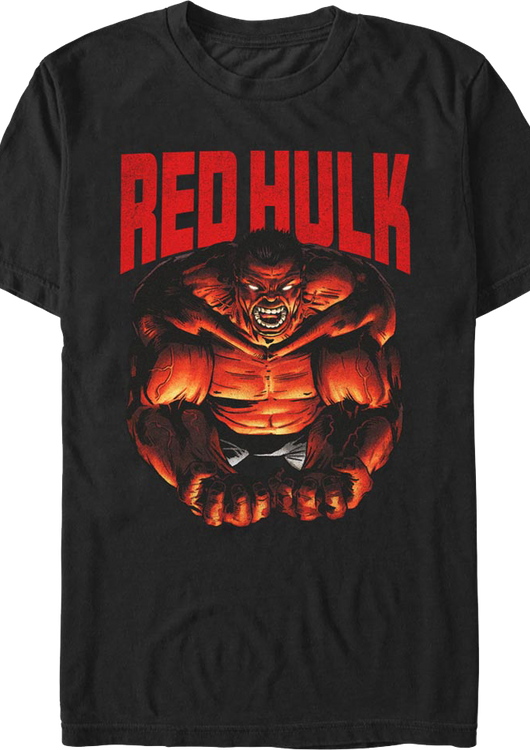 Red Hulk Marvel Comics T-Shirt - main product image