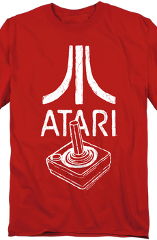 Red Joystick Atari Shirt