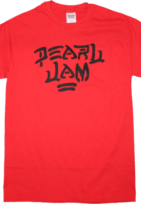 Red Pearl Jam T-Shirt