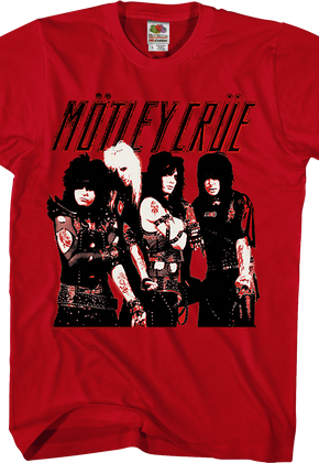 Red Photo Motley Crue T-Shirt