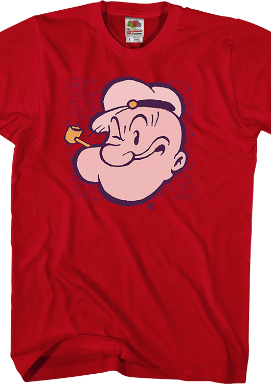 Red Popeye T-Shirt - main product image