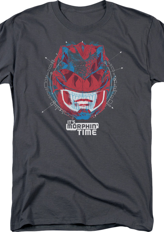 Red Ranger It's Morphin' Time Mighty Morphin Power Rangers T-Shirt - main product image