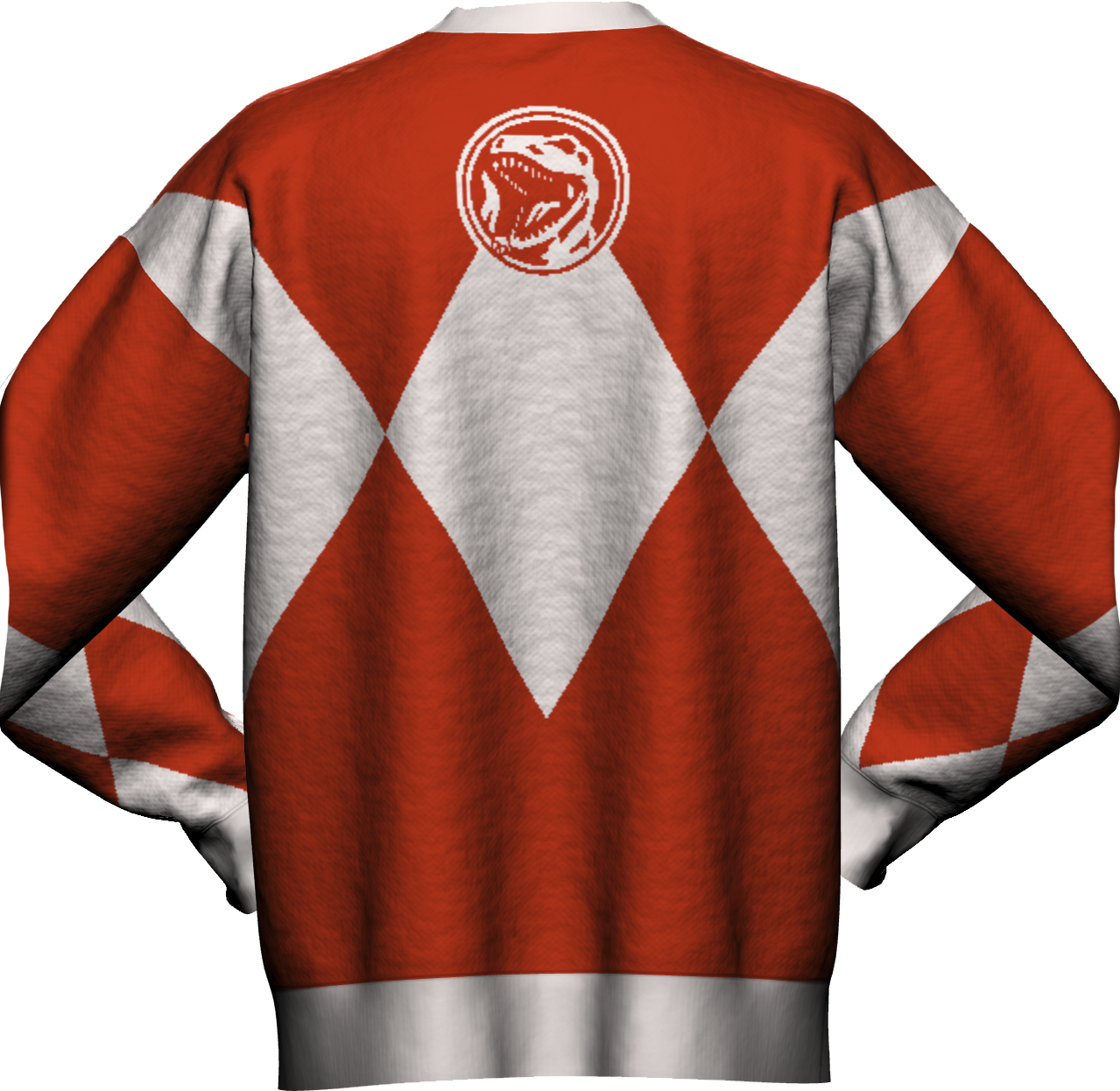 Red Ranger Mighty Morphin Power Rangers Knitted Sweater