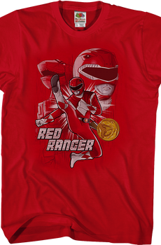 Red Ranger Mighty Morphin Power Rangers T-Shirt