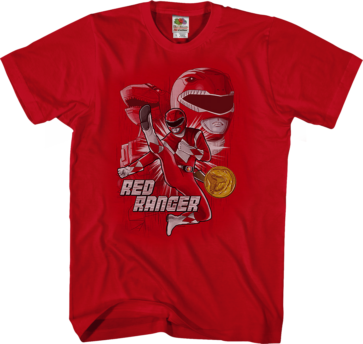 Red Ranger Mighty Morphin Power Rangers T-Shirt
