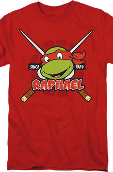 Red Raphael Since 1984 Teenage Mutant Ninja Turtles T-Shirt