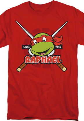 Red Raphael Since 1984 Teenage Mutant Ninja Turtles T-Shirt