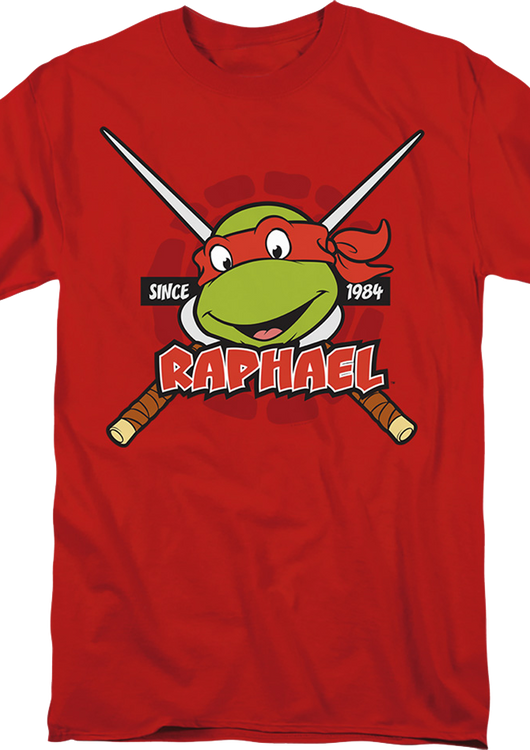 Red Raphael Since 1984 Teenage Mutant Ninja Turtles T-Shirt - main product image