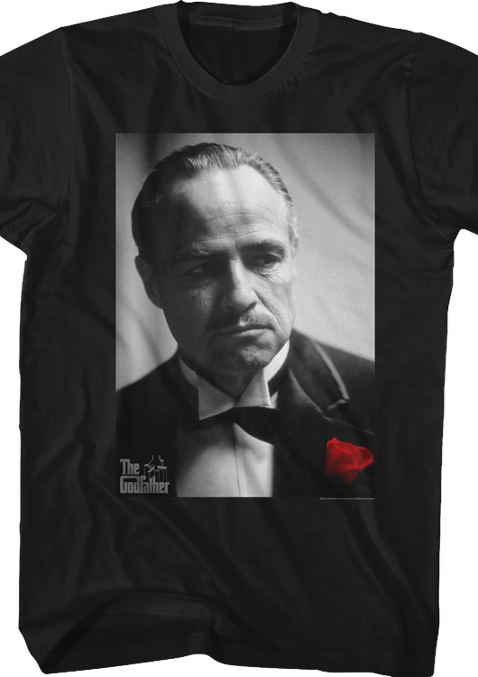 Red Rose The Godfather T-Shirt - main product image