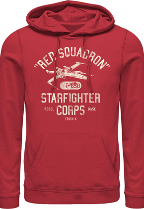 Red Squadron Starfighter Corps Star Wars Hoodie