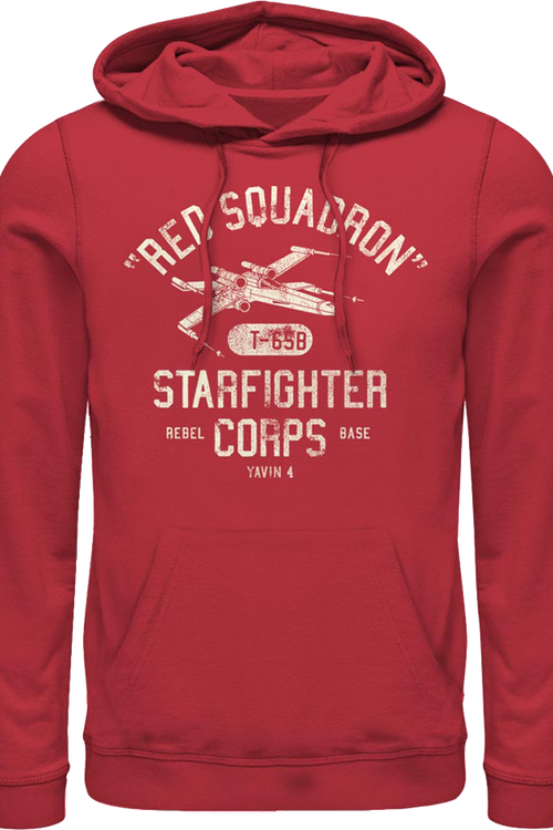 Red Squadron Starfighter Corps Star Wars Hoodiemain product image