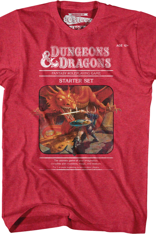 Red Starter Set Dungeons & Dragons T-Shirt - main product image