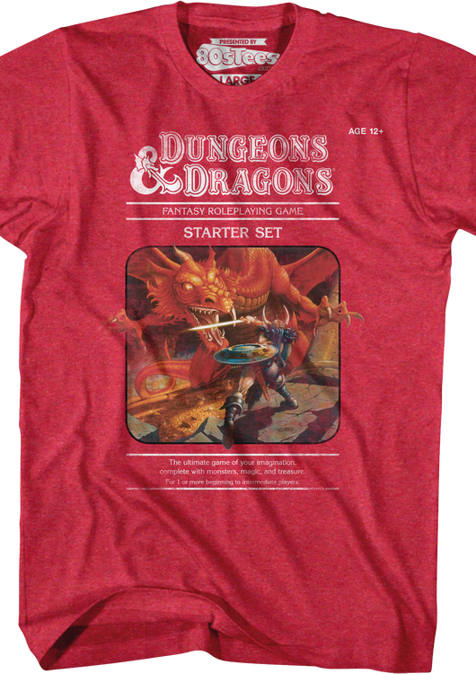 Red Starter Set Dungeons & Dragons T-Shirt - main product image