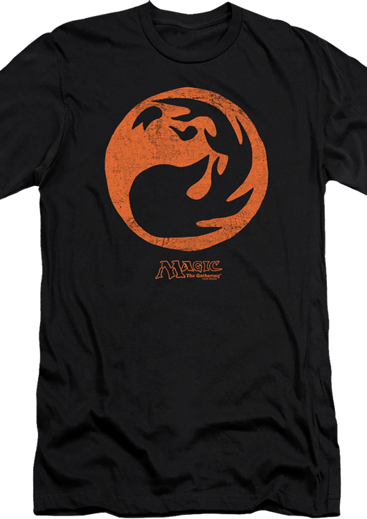 Red Symbol Magic The Gathering T-Shirt - main product image