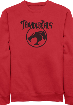 Red ThunderCats Logo Sweatshirt