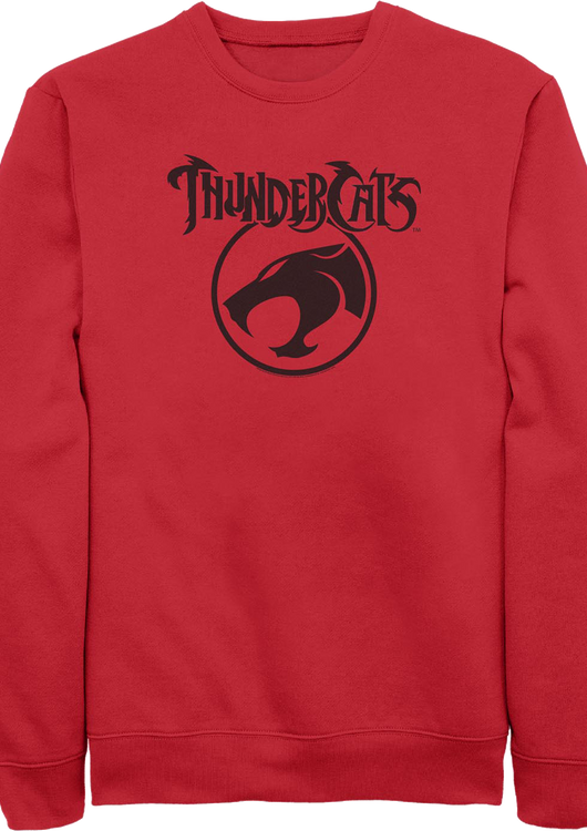 Red ThunderCats Logo Sweatshirt - main product image