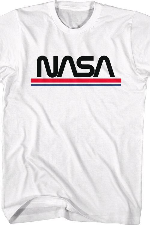 Red White Blue Logo NASA T-Shirt - main product image
