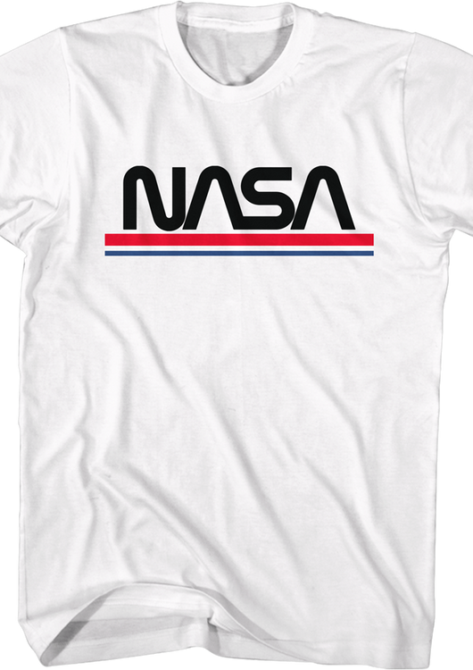 Red White Blue Logo NASA T-Shirt - main product image
