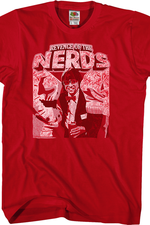 Red Wormser Revenge of the Nerds T-Shirt - main product image
