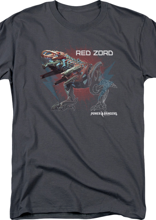 Red Zord Mighty Morphin Power Rangers T-Shirt - main product image