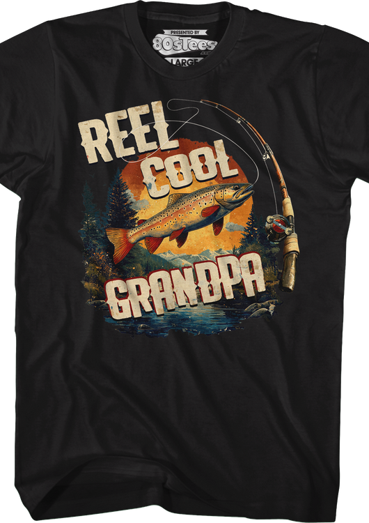 Reel Cool Grandpa T-Shirt - main product image