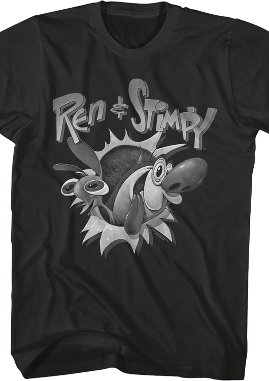 Vintage Logo Ren And Stimpy T-Shirt - main product image