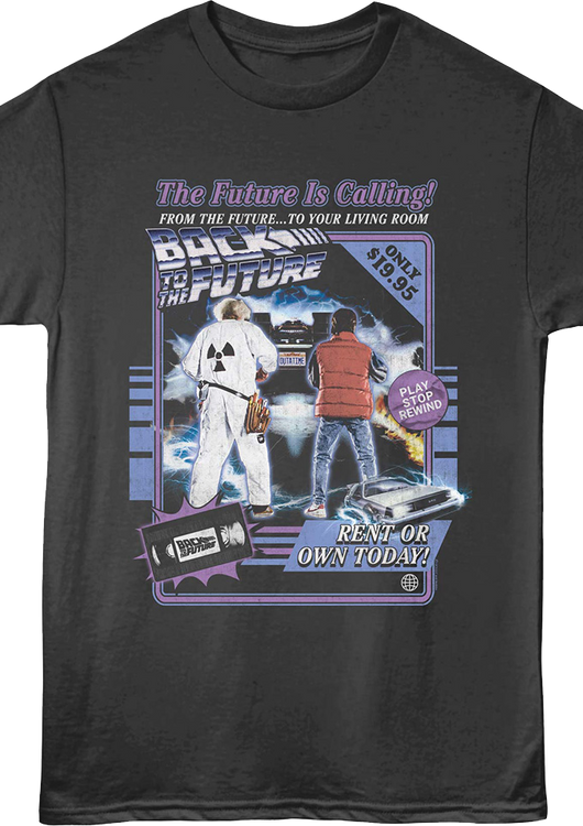 Rent Or Own VHS Back To The Future T-Shirt - main product image
