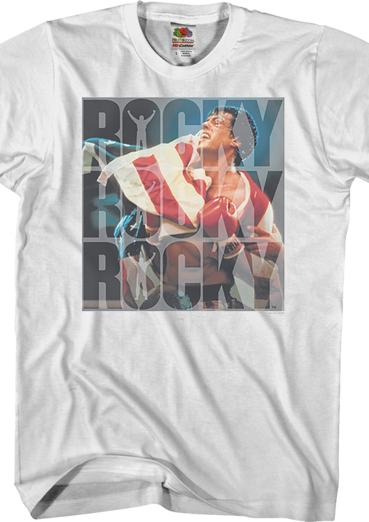Repeated Logo Rocky T-Shirt - main product image