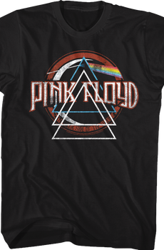 Repeated Prism Dark Side of the Moon Pink Floyd T-Shirt