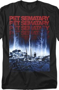 Repeating Logo Pet Sematary T-Shirt