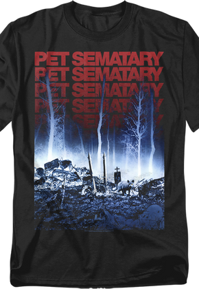 Repeating Logo Pet Sematary T-Shirt