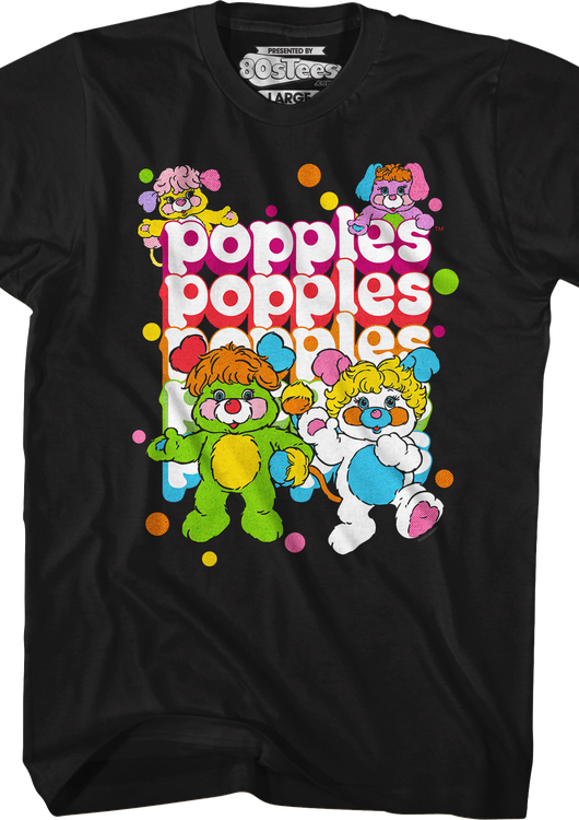 Repeating Logo Popples T-Shirt - main product image