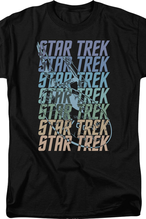 Repeating Logo Star Trek T-Shirtmain product image