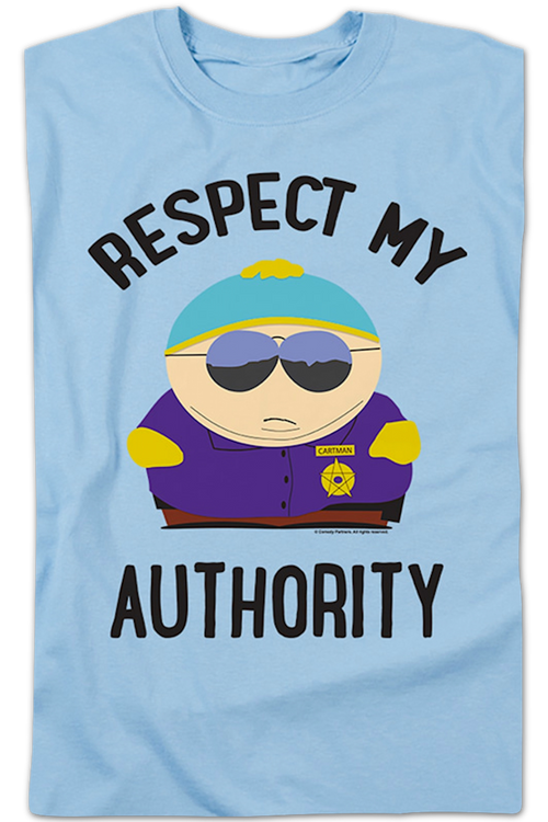 Repect My Authority South Park T-Shirtmain product image