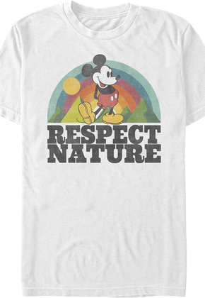 Respect Nature Mickey Mouse Disney T-Shirt