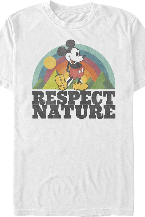 Respect Nature Mickey Mouse Disney T-Shirtmain product image