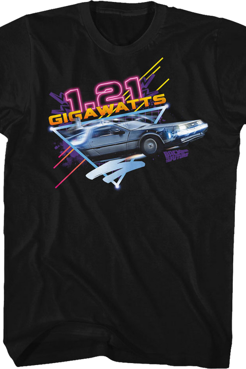 Retro 1.21 Gigawatts Back To The Future T-Shirtmain product image