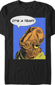 Retro Admiral Ackbar It's A Trap Star Wars T-Shirt