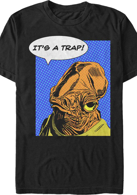 Retro Admiral Ackbar It's A Trap Star Wars T-Shirt - main product image