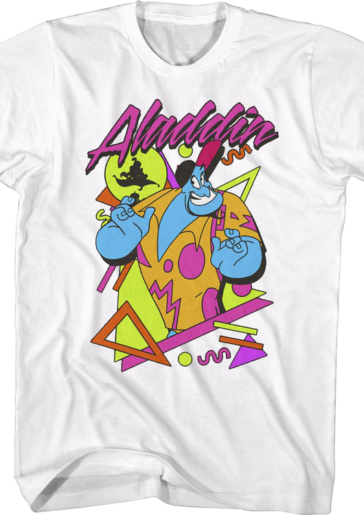 Retro Aladdin Genie Disney T-Shirt - main product image