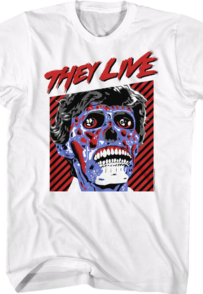 Retro Alien They Live T-Shirt